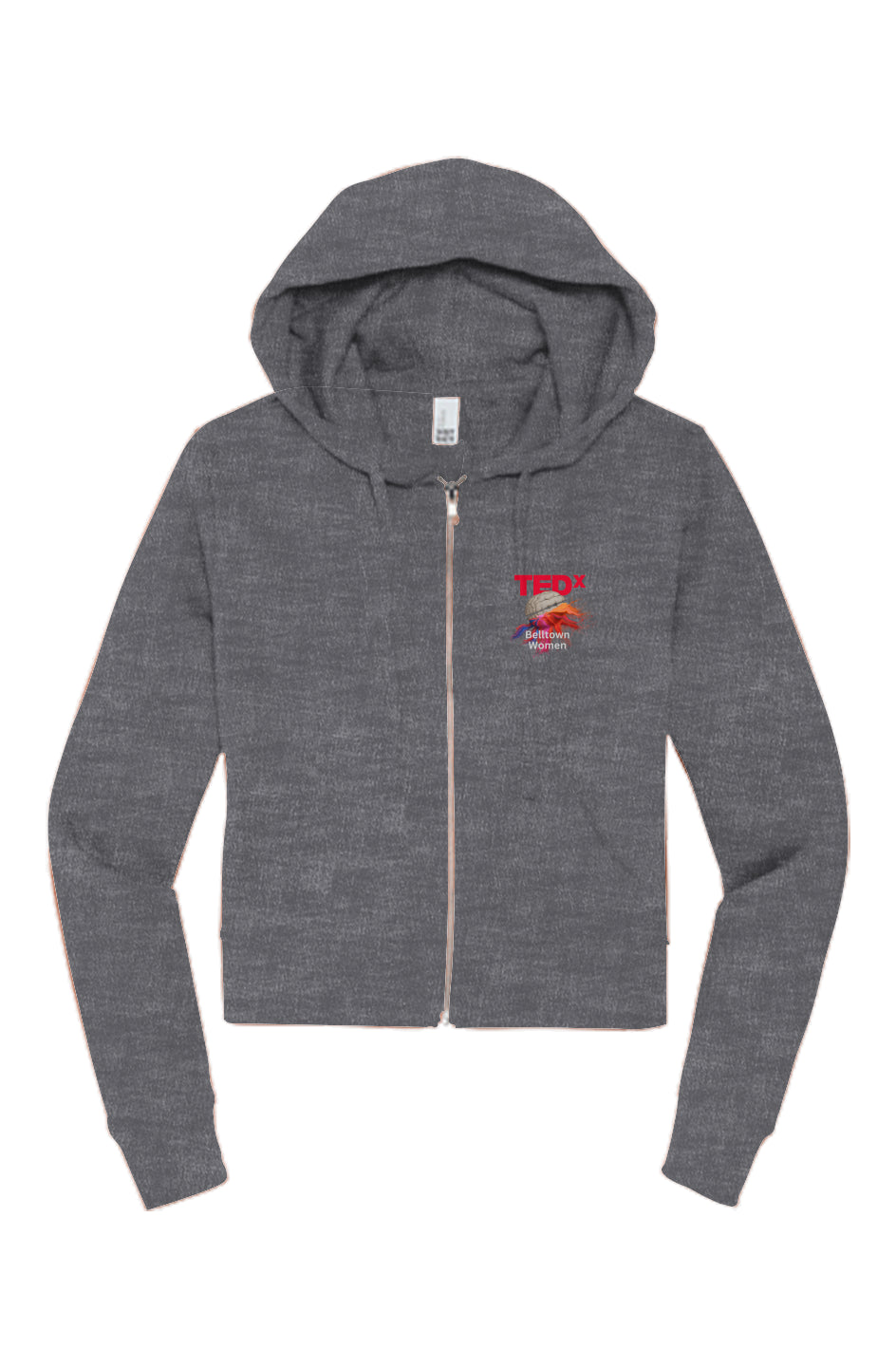 TED Women: District Womens Zip Hoodie