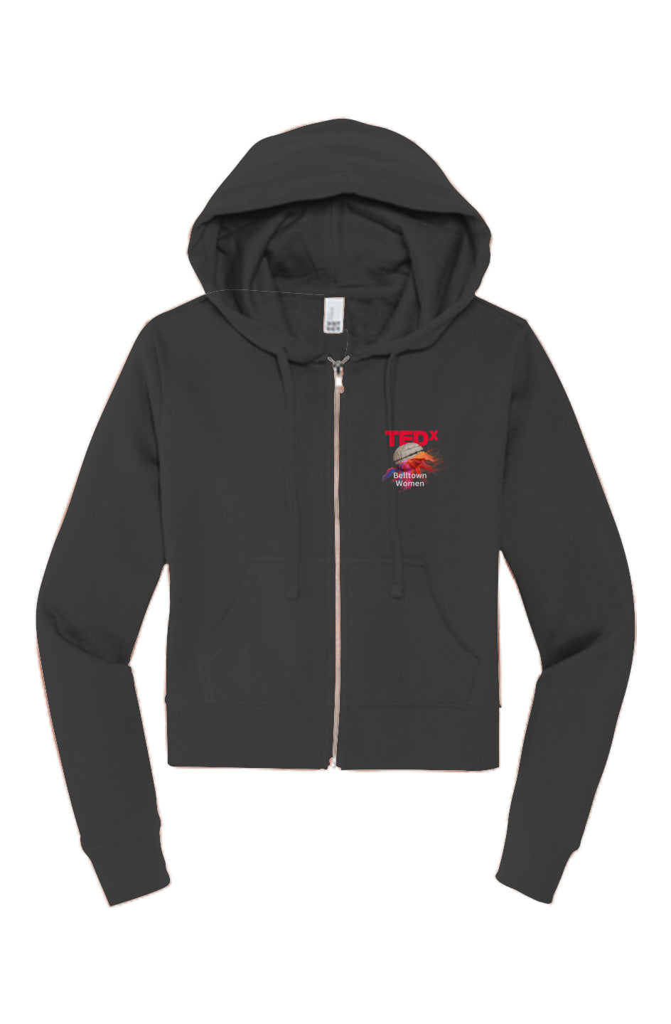 TED Women: District Womens Zip Hoodie