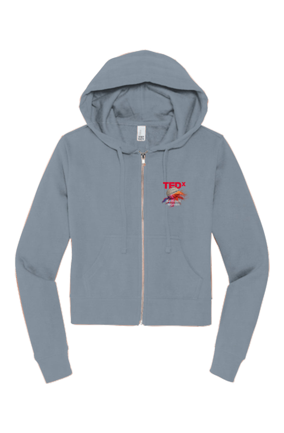 TED Women: District Womens Zip Hoodie