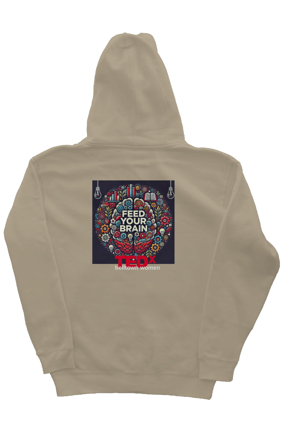 Feed Your Brain: independent zip hoody