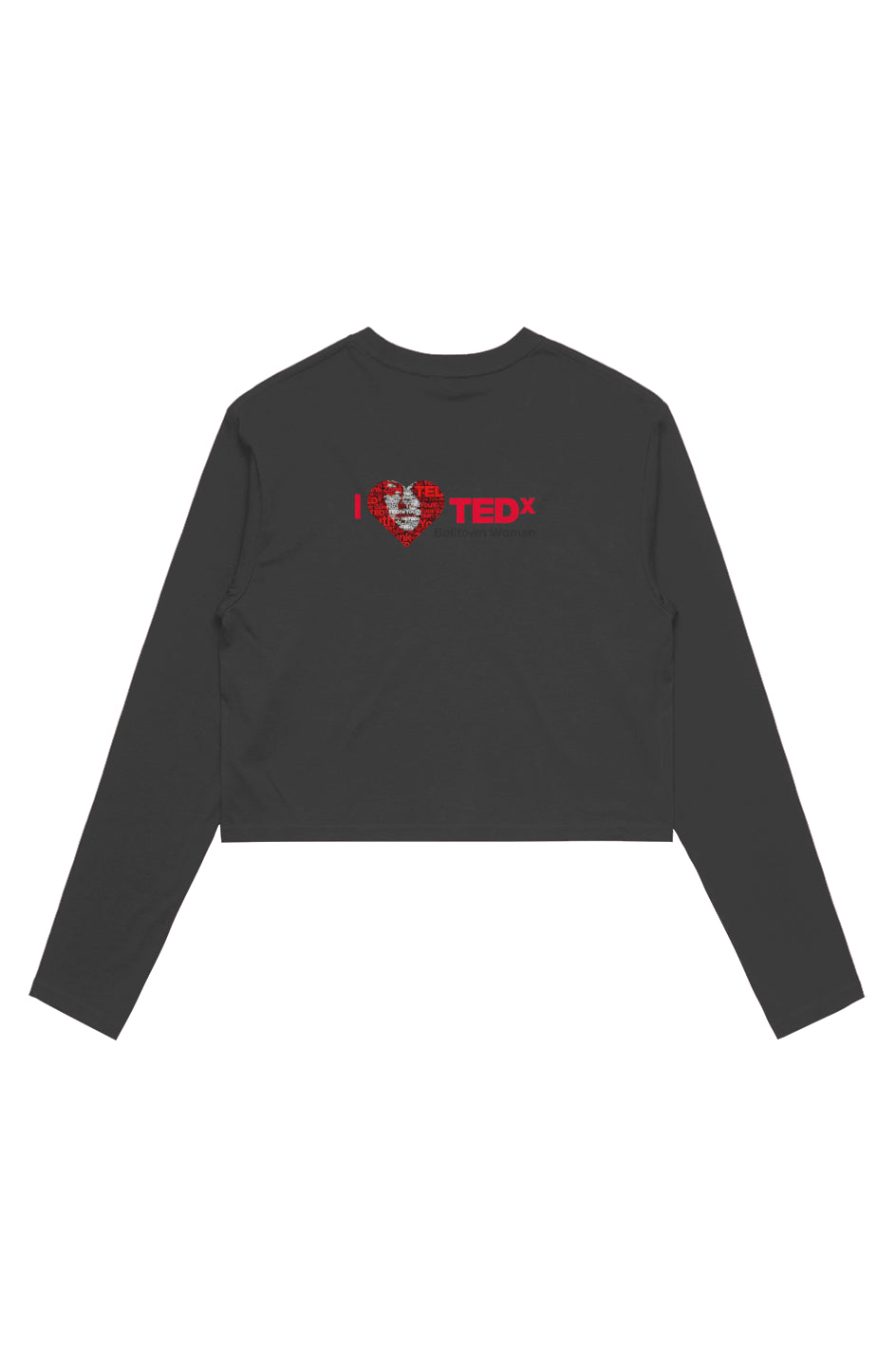 I Heart TEDx: Wo's Crop L/S Tee