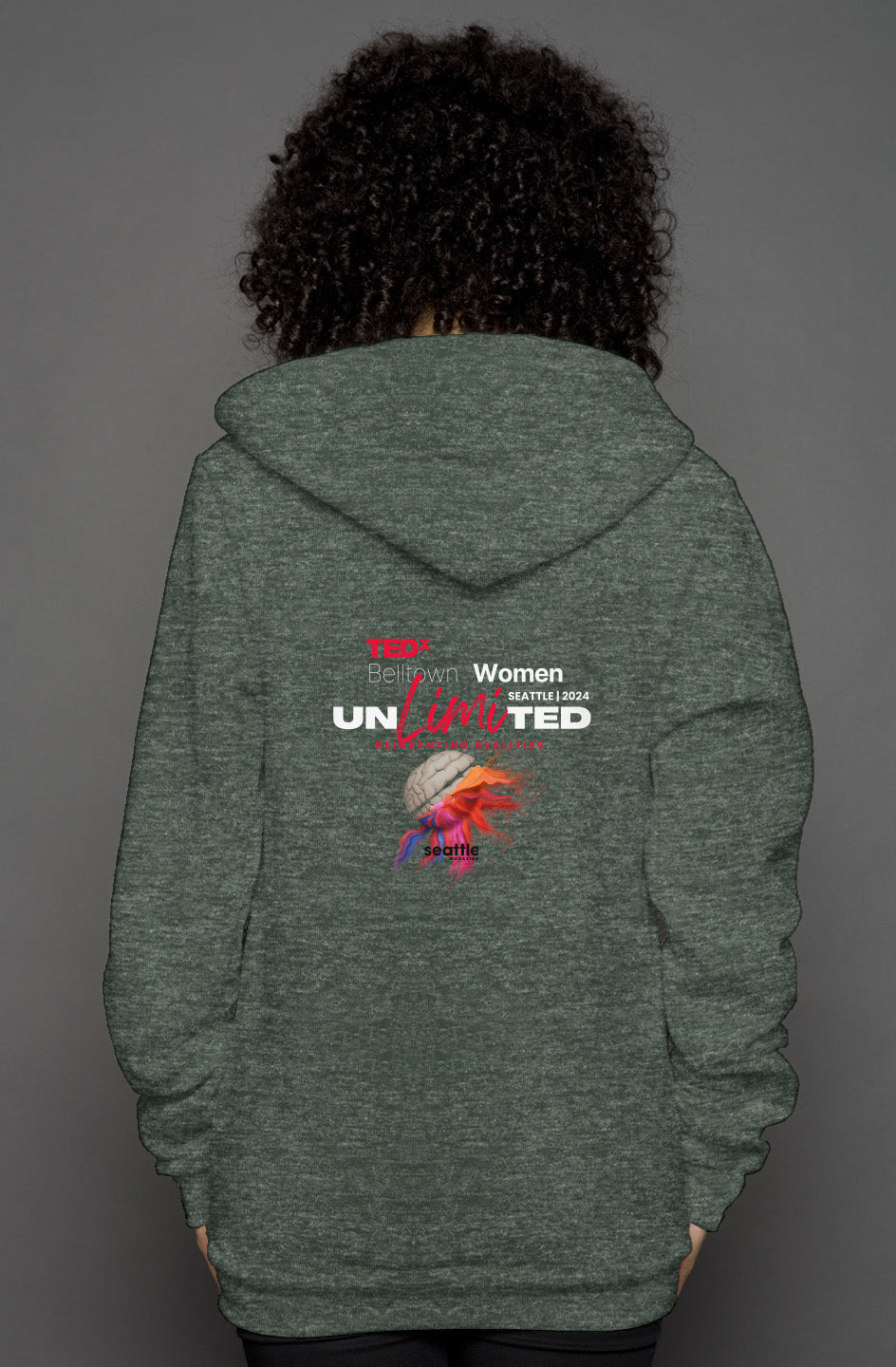 UnlimiTED Ultimate unisex heather zip hoody