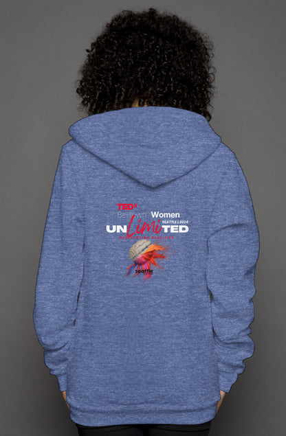 UnlimiTED Ultimate unisex heather zip hoody